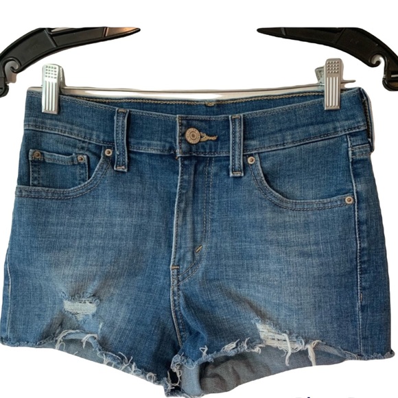 Levi's Pants - Levi’s Denim Jean Distressed shorts size 25 women’s Blue Summer